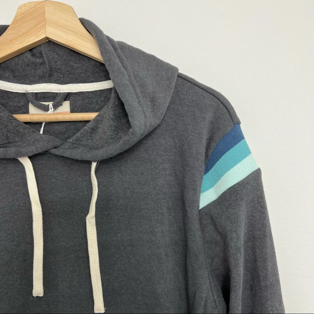 Marine Layer Banks Pullover Hoodie in Black Iris Sz S NWT - Picture 6 of 13
